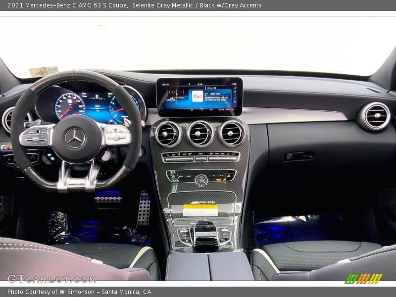Dashboard of 2021 C AMG 63 S Coupe