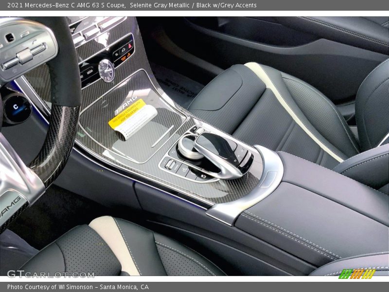 Controls of 2021 C AMG 63 S Coupe