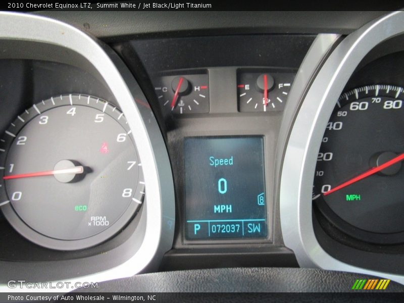 Summit White / Jet Black/Light Titanium 2010 Chevrolet Equinox LTZ