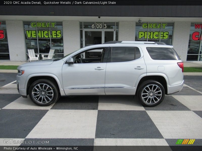 Quicksilver Metallic / Dark Galvanized/Light Shale 2020 GMC Acadia Denali