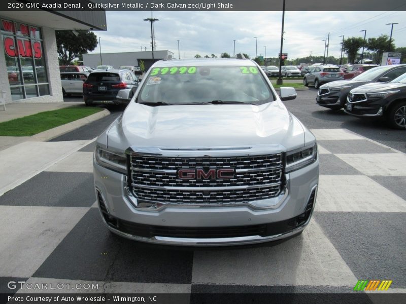 Quicksilver Metallic / Dark Galvanized/Light Shale 2020 GMC Acadia Denali