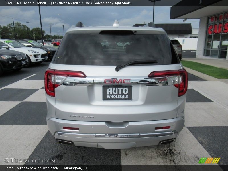 Quicksilver Metallic / Dark Galvanized/Light Shale 2020 GMC Acadia Denali