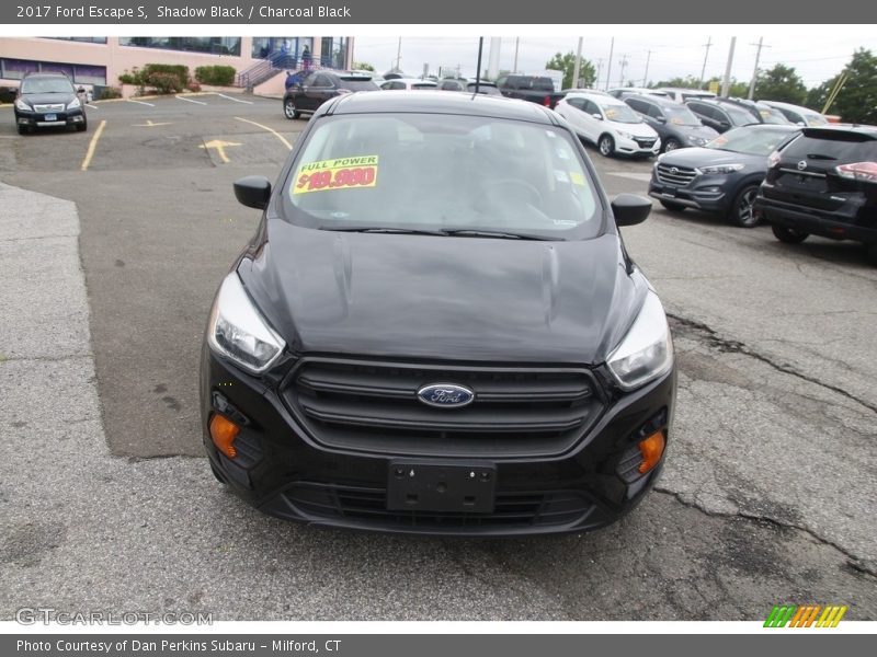 Shadow Black / Charcoal Black 2017 Ford Escape S