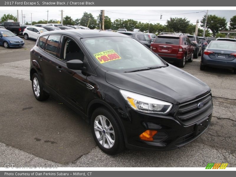 Shadow Black / Charcoal Black 2017 Ford Escape S