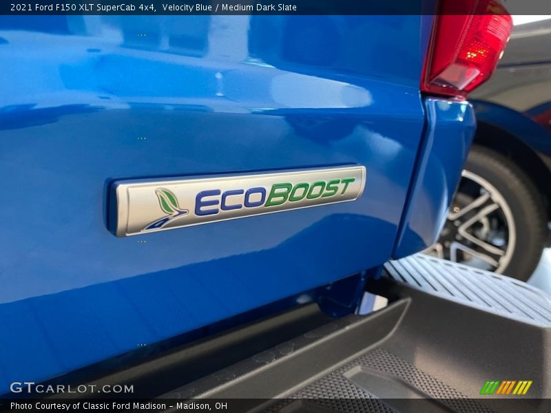 Velocity Blue / Medium Dark Slate 2021 Ford F150 XLT SuperCab 4x4