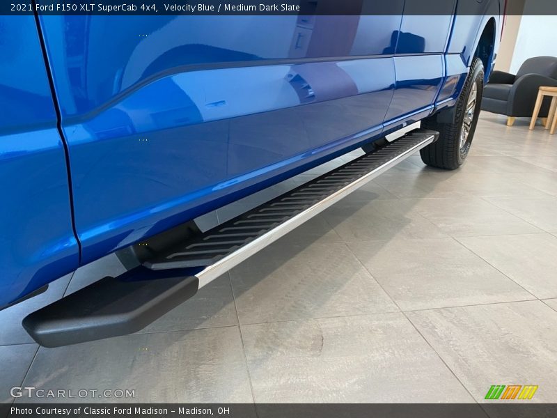 Velocity Blue / Medium Dark Slate 2021 Ford F150 XLT SuperCab 4x4