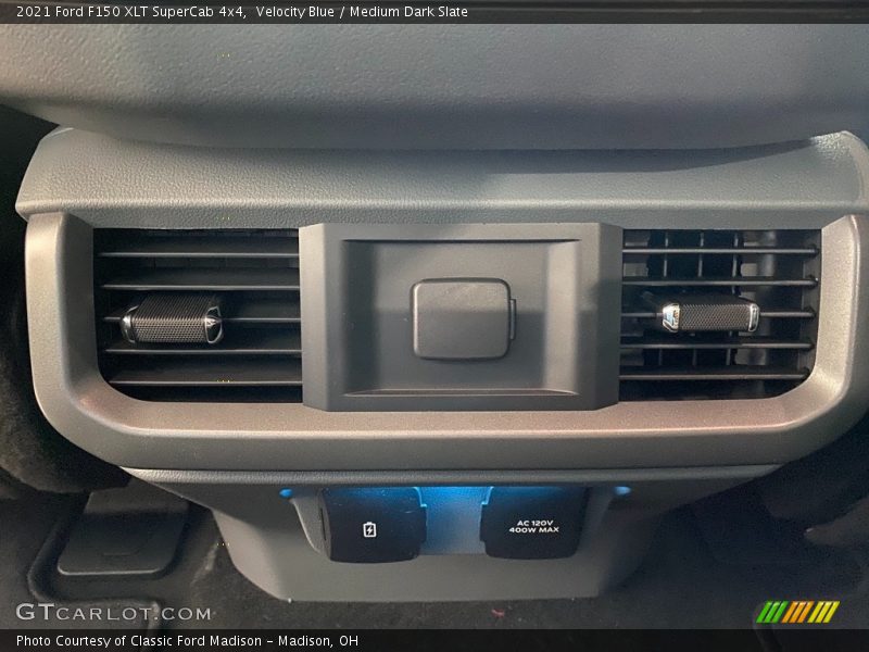 Velocity Blue / Medium Dark Slate 2021 Ford F150 XLT SuperCab 4x4