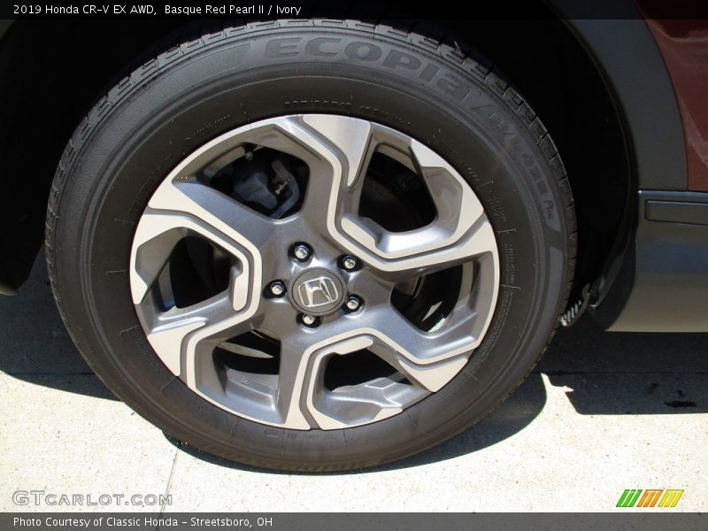 Basque Red Pearl II / Ivory 2019 Honda CR-V EX AWD