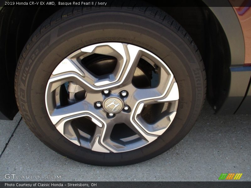Basque Red Pearl II / Ivory 2019 Honda CR-V EX AWD