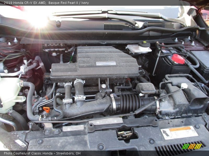 Basque Red Pearl II / Ivory 2019 Honda CR-V EX AWD