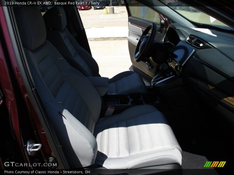 Basque Red Pearl II / Ivory 2019 Honda CR-V EX AWD