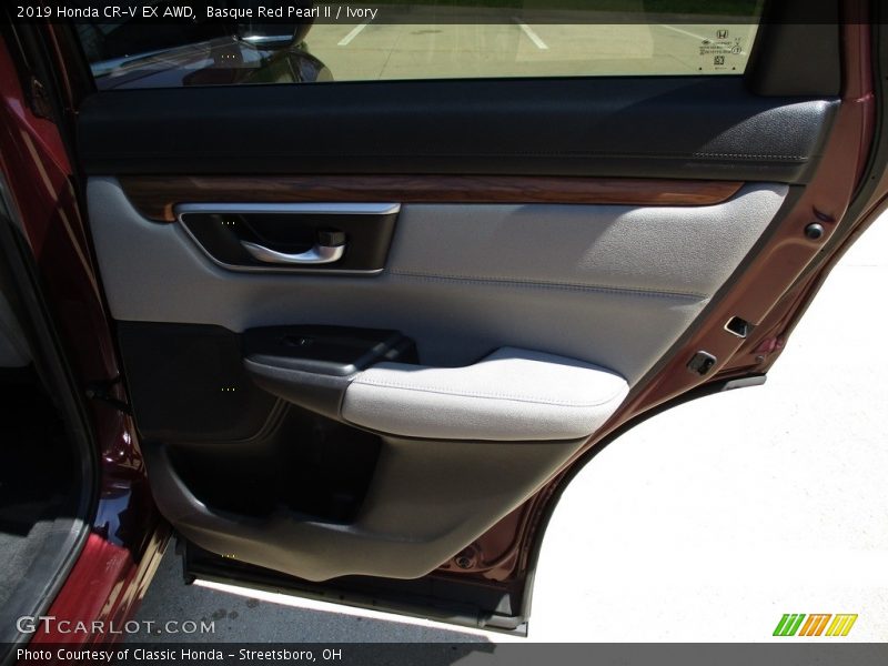 Basque Red Pearl II / Ivory 2019 Honda CR-V EX AWD
