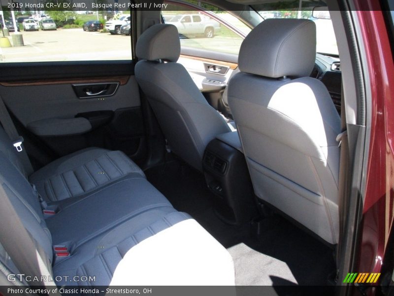 Basque Red Pearl II / Ivory 2019 Honda CR-V EX AWD
