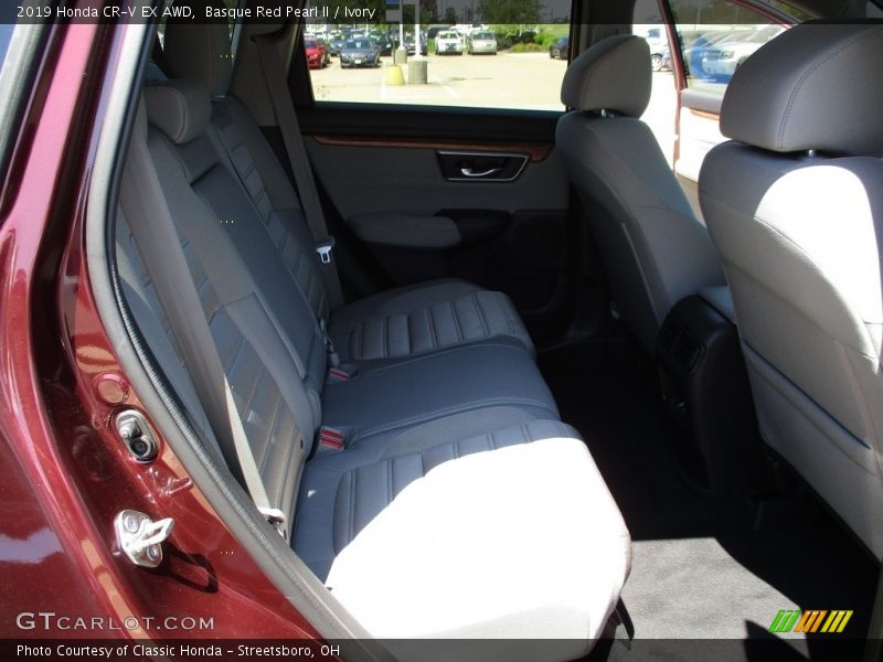 Basque Red Pearl II / Ivory 2019 Honda CR-V EX AWD