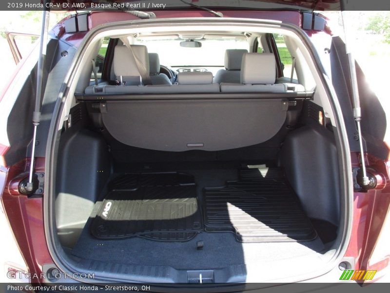 Basque Red Pearl II / Ivory 2019 Honda CR-V EX AWD
