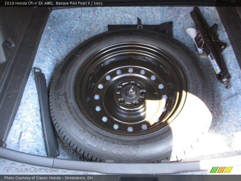Basque Red Pearl II / Ivory 2019 Honda CR-V EX AWD