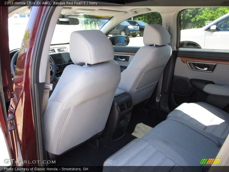 Basque Red Pearl II / Ivory 2019 Honda CR-V EX AWD