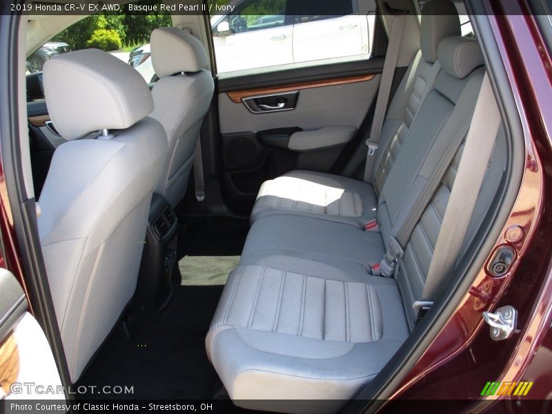 Basque Red Pearl II / Ivory 2019 Honda CR-V EX AWD