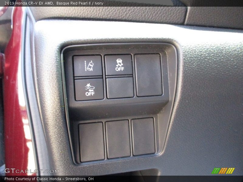 Basque Red Pearl II / Ivory 2019 Honda CR-V EX AWD