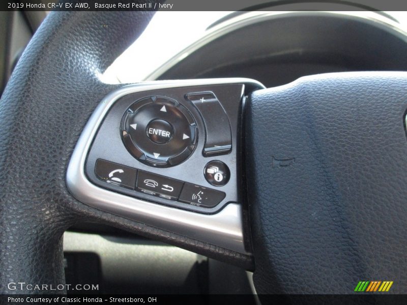 Basque Red Pearl II / Ivory 2019 Honda CR-V EX AWD