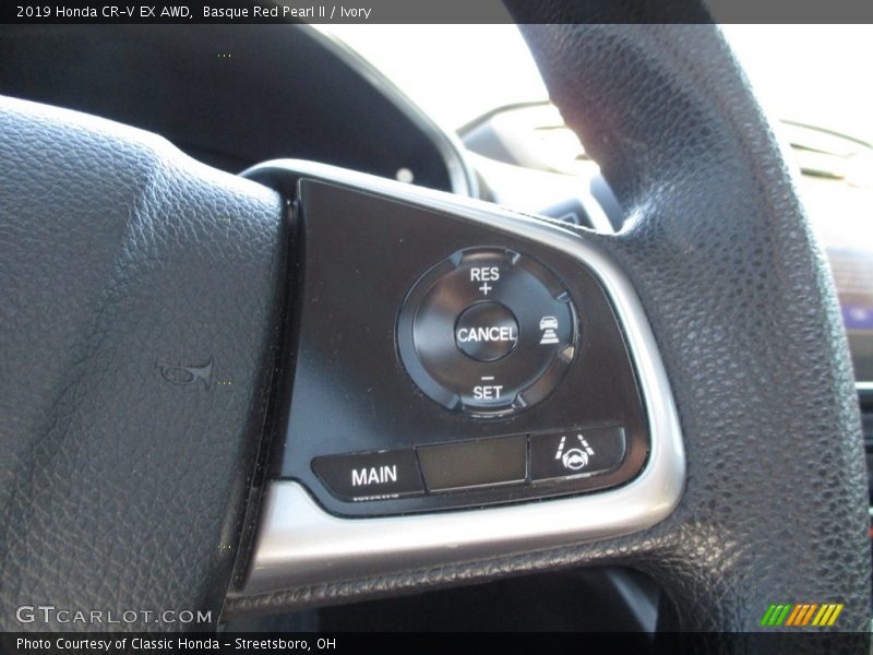 Basque Red Pearl II / Ivory 2019 Honda CR-V EX AWD