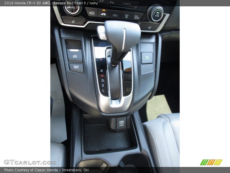 Basque Red Pearl II / Ivory 2019 Honda CR-V EX AWD