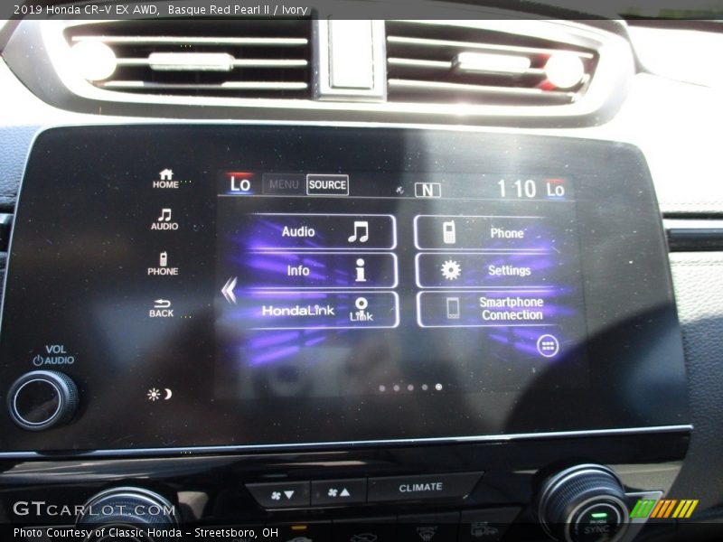 Basque Red Pearl II / Ivory 2019 Honda CR-V EX AWD