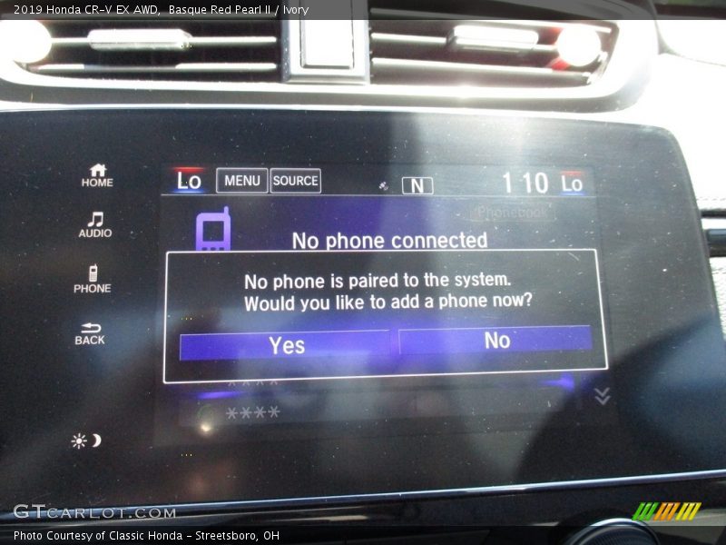 Basque Red Pearl II / Ivory 2019 Honda CR-V EX AWD