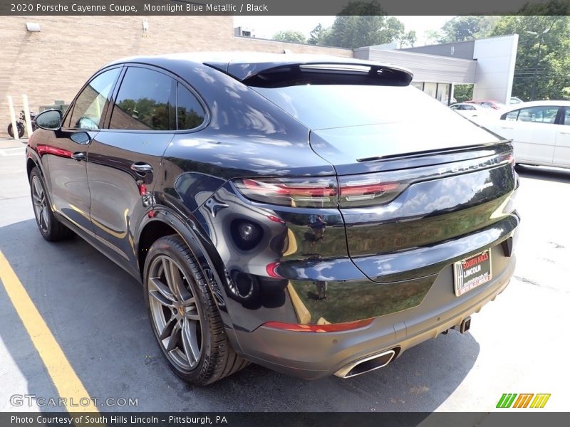 Moonlight Blue Metallic / Black 2020 Porsche Cayenne Coupe