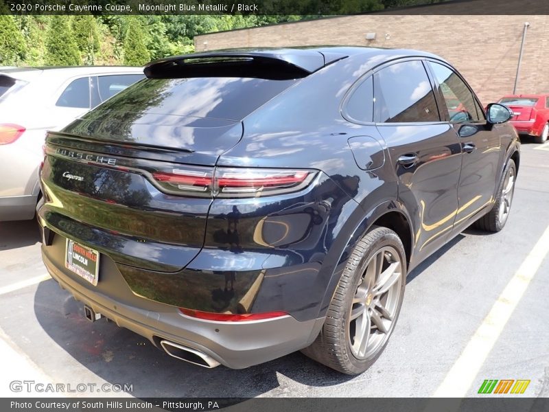 Moonlight Blue Metallic / Black 2020 Porsche Cayenne Coupe