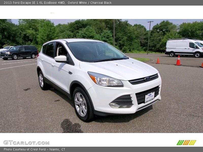 Oxford White / Charcoal Black 2013 Ford Escape SE 1.6L EcoBoost 4WD