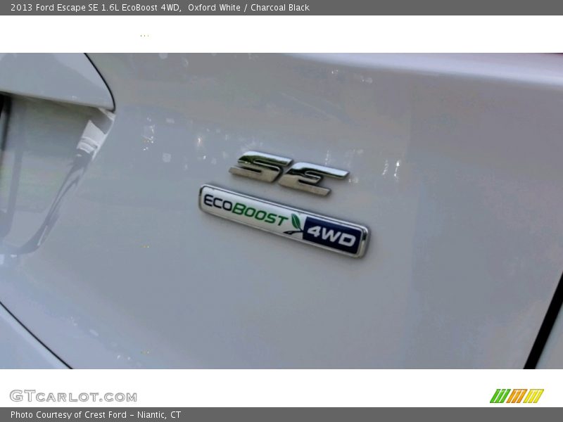 Oxford White / Charcoal Black 2013 Ford Escape SE 1.6L EcoBoost 4WD