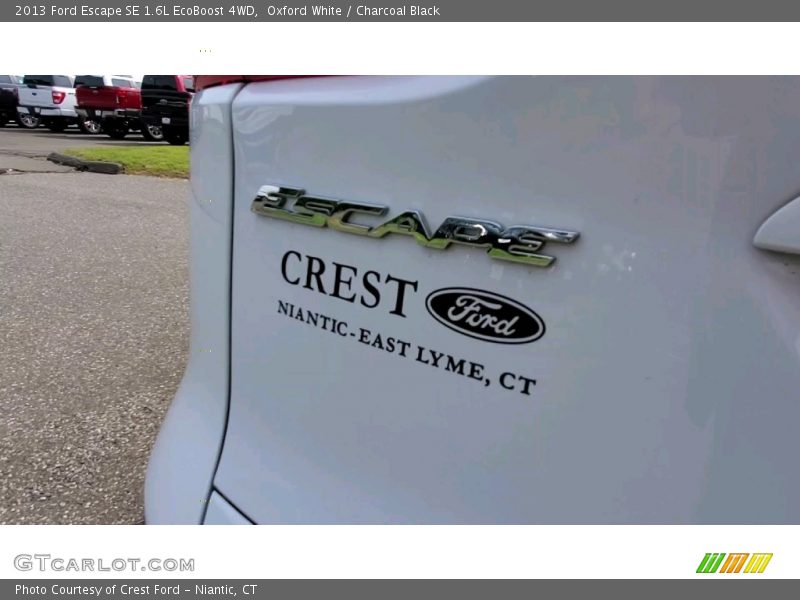Oxford White / Charcoal Black 2013 Ford Escape SE 1.6L EcoBoost 4WD