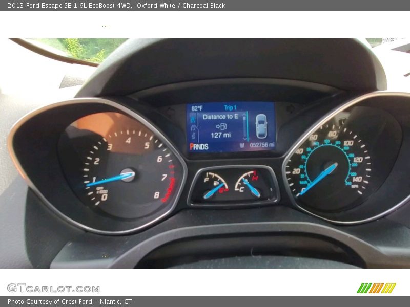 Oxford White / Charcoal Black 2013 Ford Escape SE 1.6L EcoBoost 4WD
