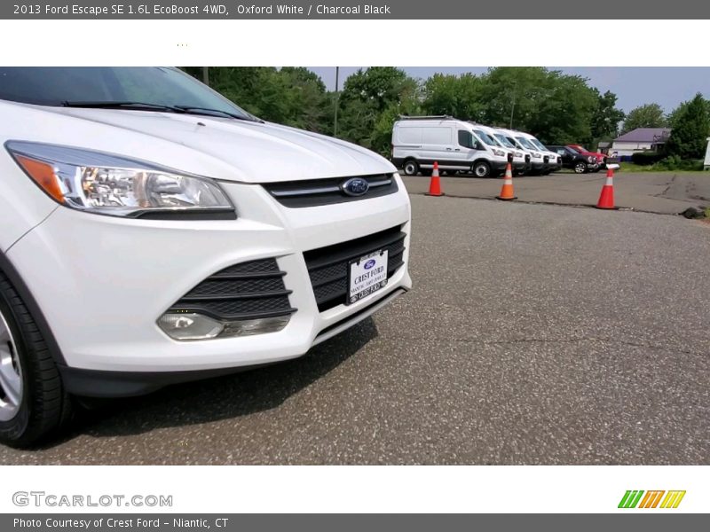 Oxford White / Charcoal Black 2013 Ford Escape SE 1.6L EcoBoost 4WD