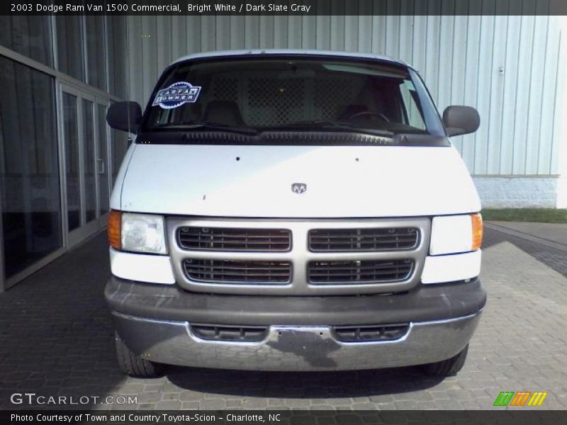 Bright White / Dark Slate Gray 2003 Dodge Ram Van 1500 Commercial