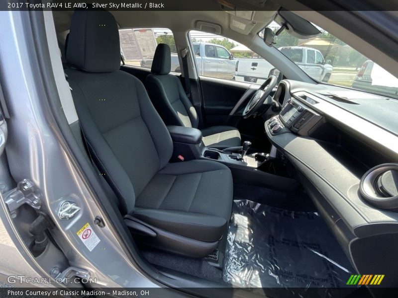 Silver Sky Metallic / Black 2017 Toyota RAV4 LE AWD