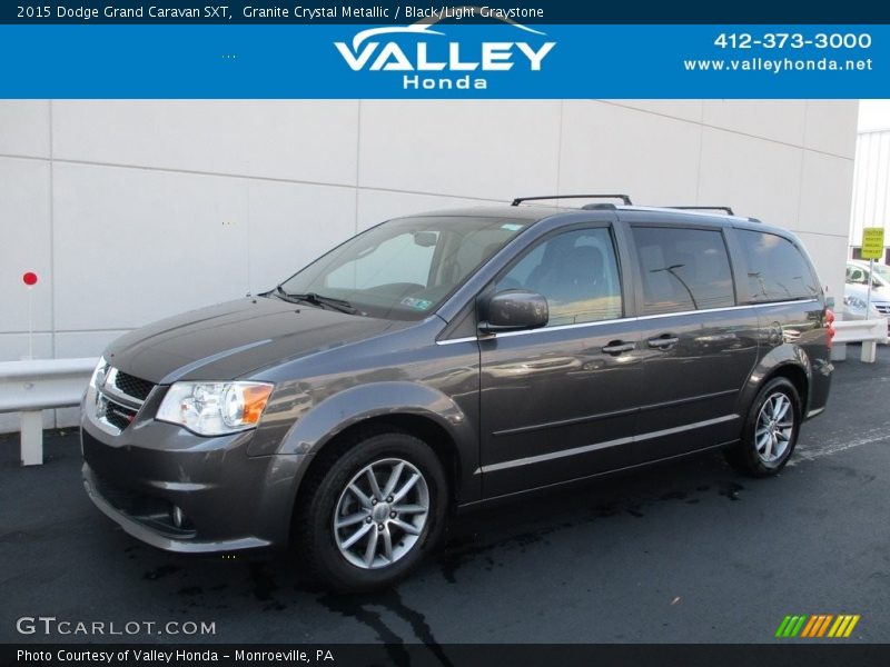 Granite Crystal Metallic / Black/Light Graystone 2015 Dodge Grand Caravan SXT