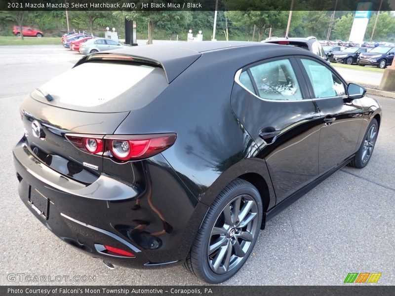 Jet Black Mica / Black 2021 Mazda Mazda3 Select Hatchback AWD