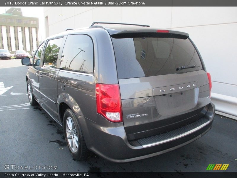 Granite Crystal Metallic / Black/Light Graystone 2015 Dodge Grand Caravan SXT