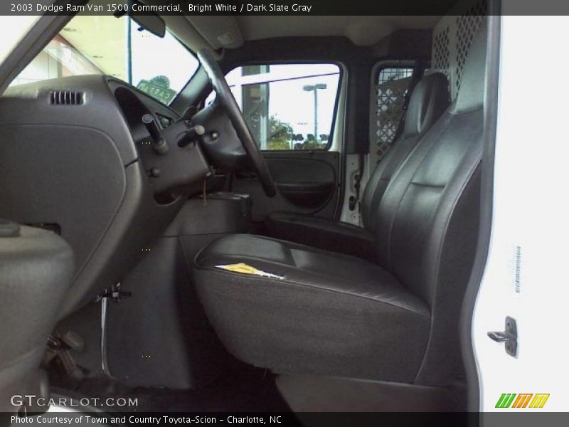 Bright White / Dark Slate Gray 2003 Dodge Ram Van 1500 Commercial