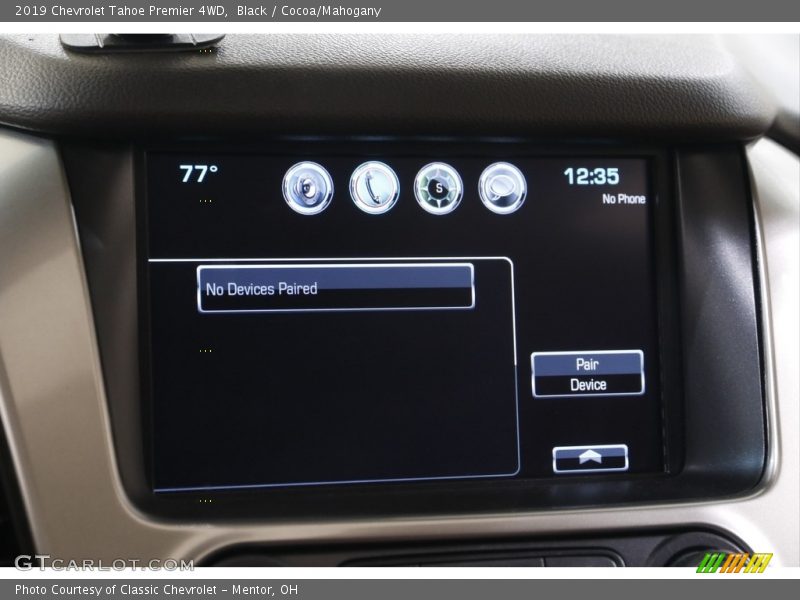 Black / Cocoa/Mahogany 2019 Chevrolet Tahoe Premier 4WD