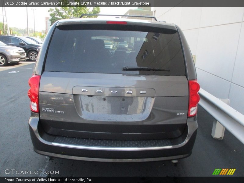 Granite Crystal Metallic / Black/Light Graystone 2015 Dodge Grand Caravan SXT
