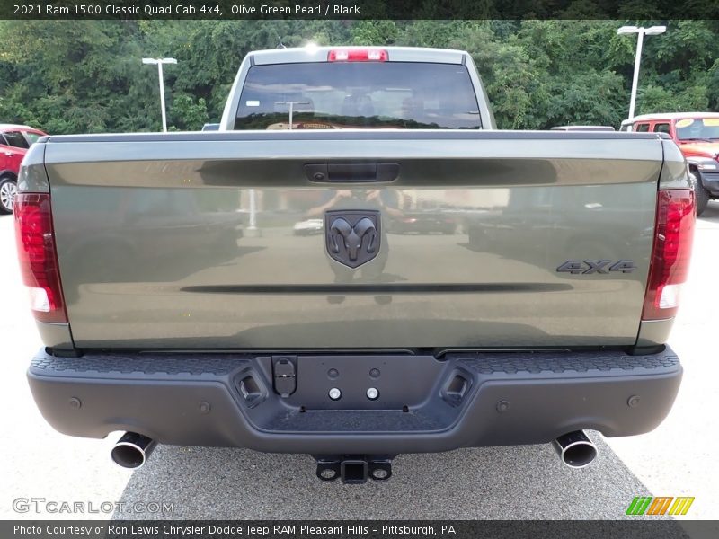 Olive Green Pearl / Black 2021 Ram 1500 Classic Quad Cab 4x4