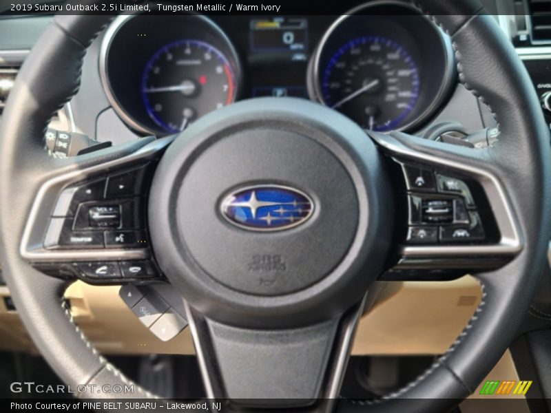 Tungsten Metallic / Warm Ivory 2019 Subaru Outback 2.5i Limited