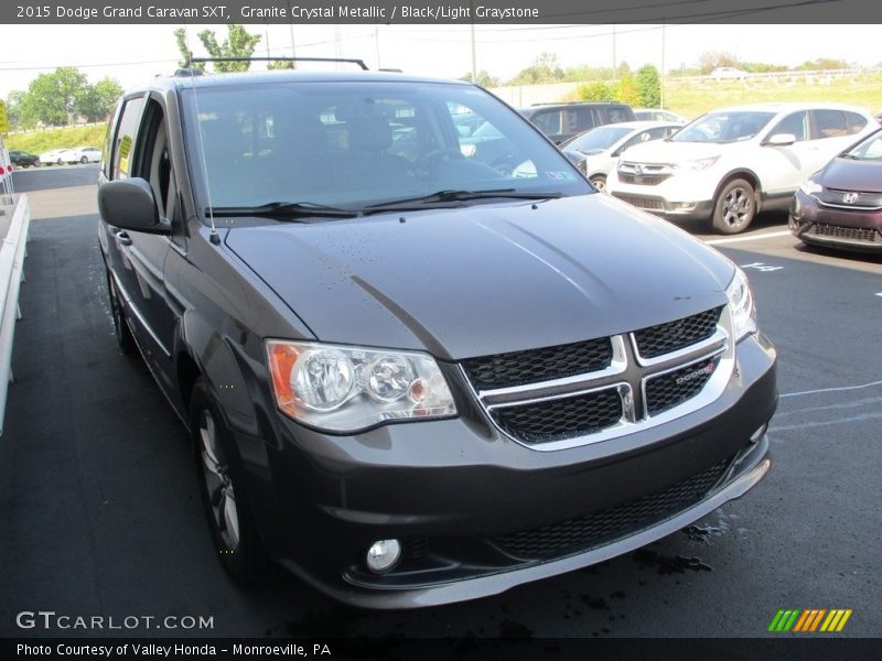 Granite Crystal Metallic / Black/Light Graystone 2015 Dodge Grand Caravan SXT