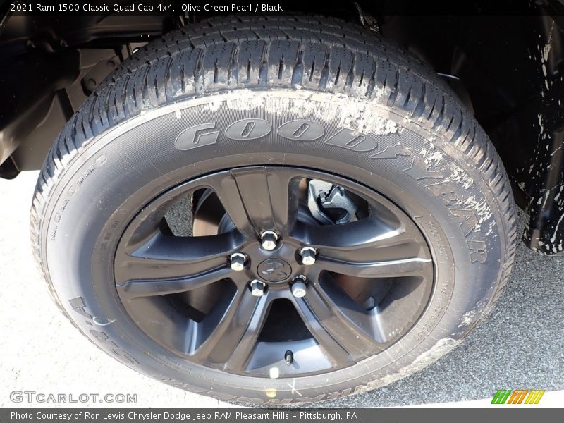 Olive Green Pearl / Black 2021 Ram 1500 Classic Quad Cab 4x4