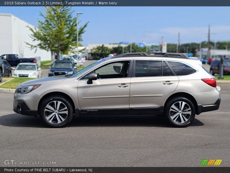 Tungsten Metallic / Warm Ivory 2019 Subaru Outback 2.5i Limited