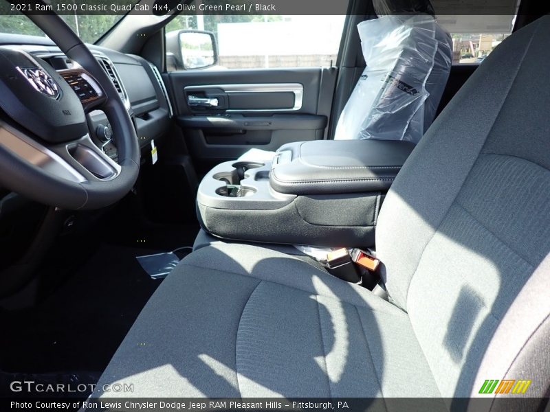 Olive Green Pearl / Black 2021 Ram 1500 Classic Quad Cab 4x4