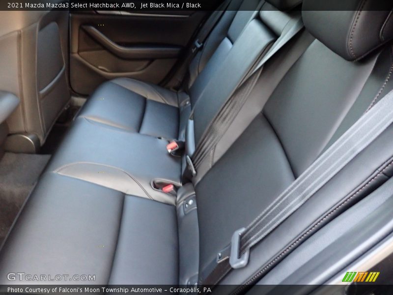 Jet Black Mica / Black 2021 Mazda Mazda3 Select Hatchback AWD